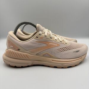 Brooks Adrenaline GTS 23 Women's Size 9 Beige Running Shoes Sneakers 1203811B259
